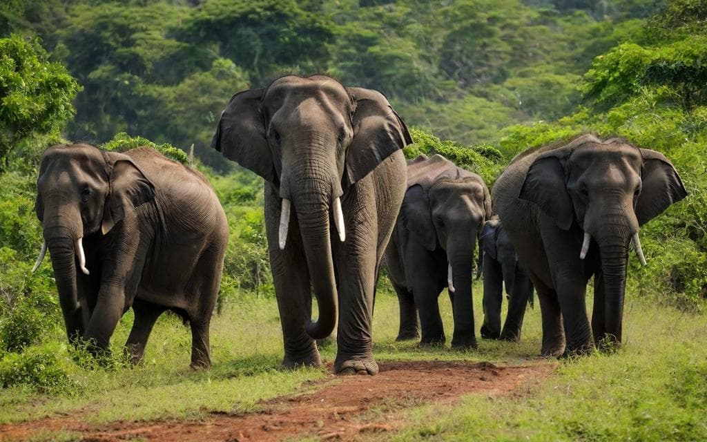Representative AI illustration of Asian elephant