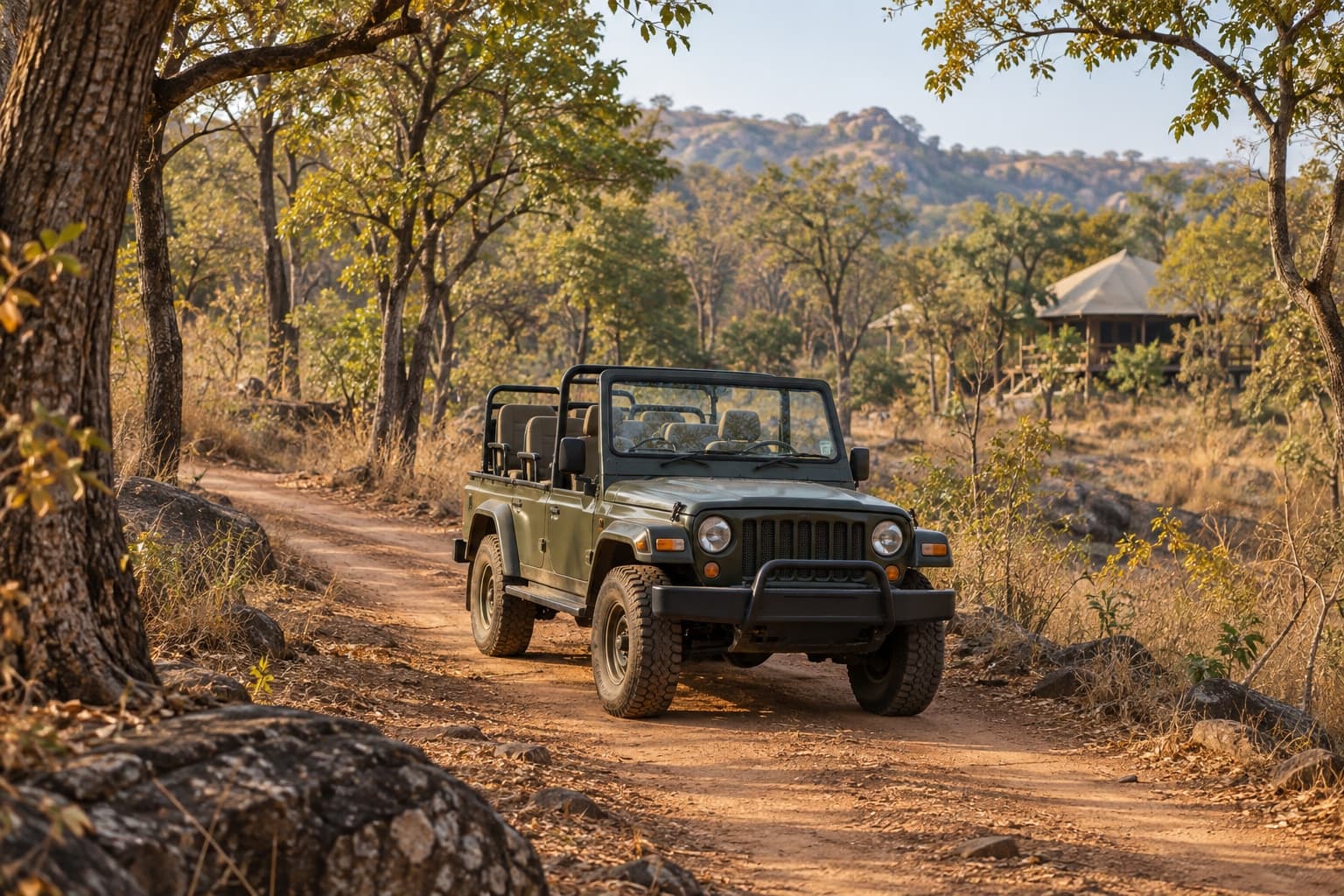 Bannerghatta National Park — Bus/Jeep Safari & Biological Park (Bannerghatta Nature Camp)