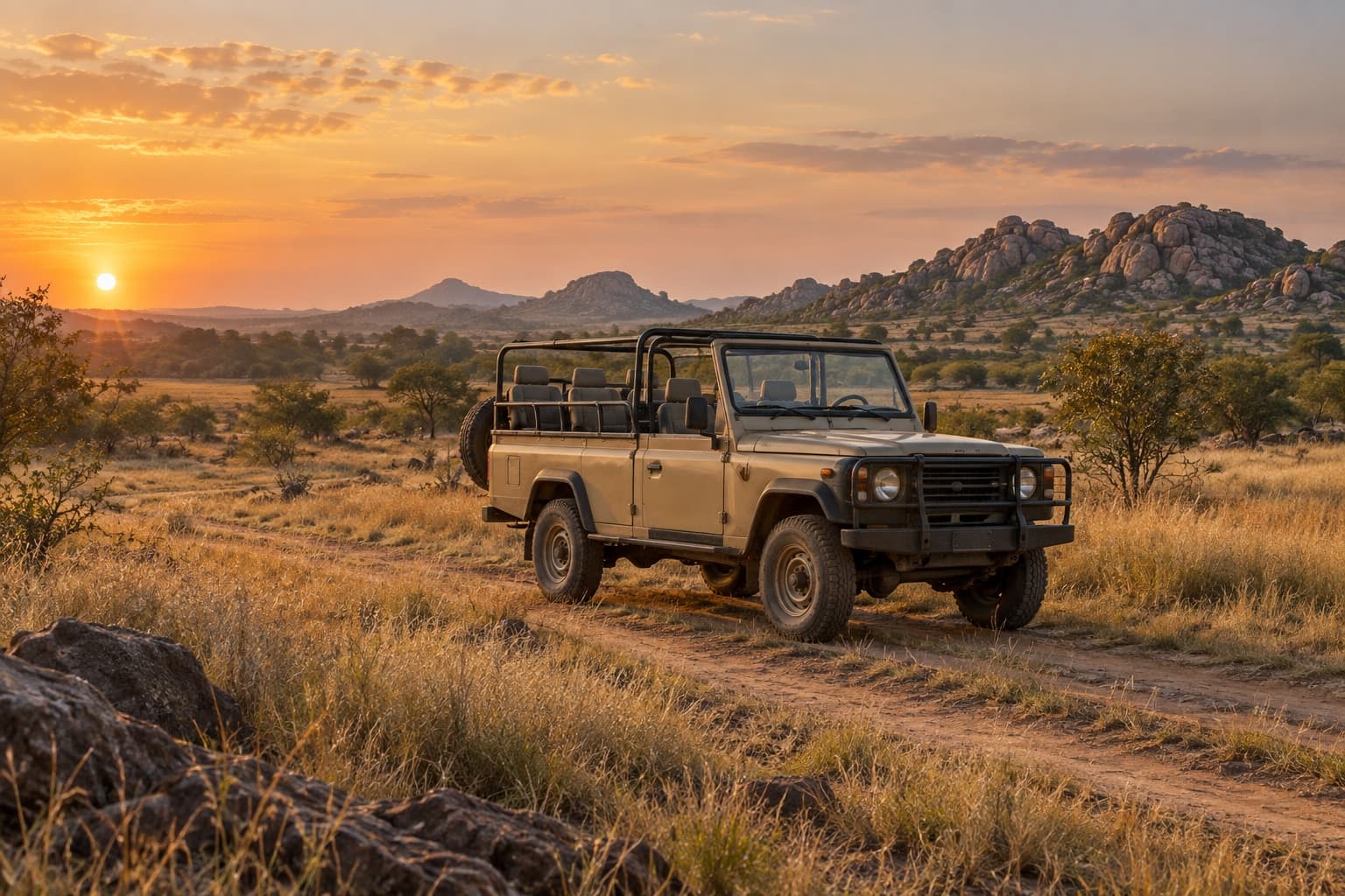 Blackbuck Resort, Bidar — Blackbuck Grassland Safari (JLR)