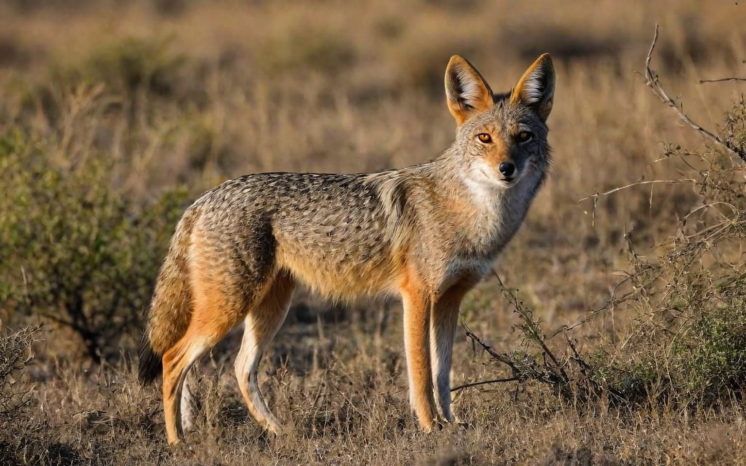 Representative AI illustration of Golden jackal