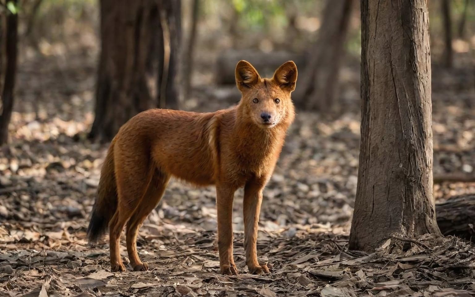 Representative AI illustration of Dhole