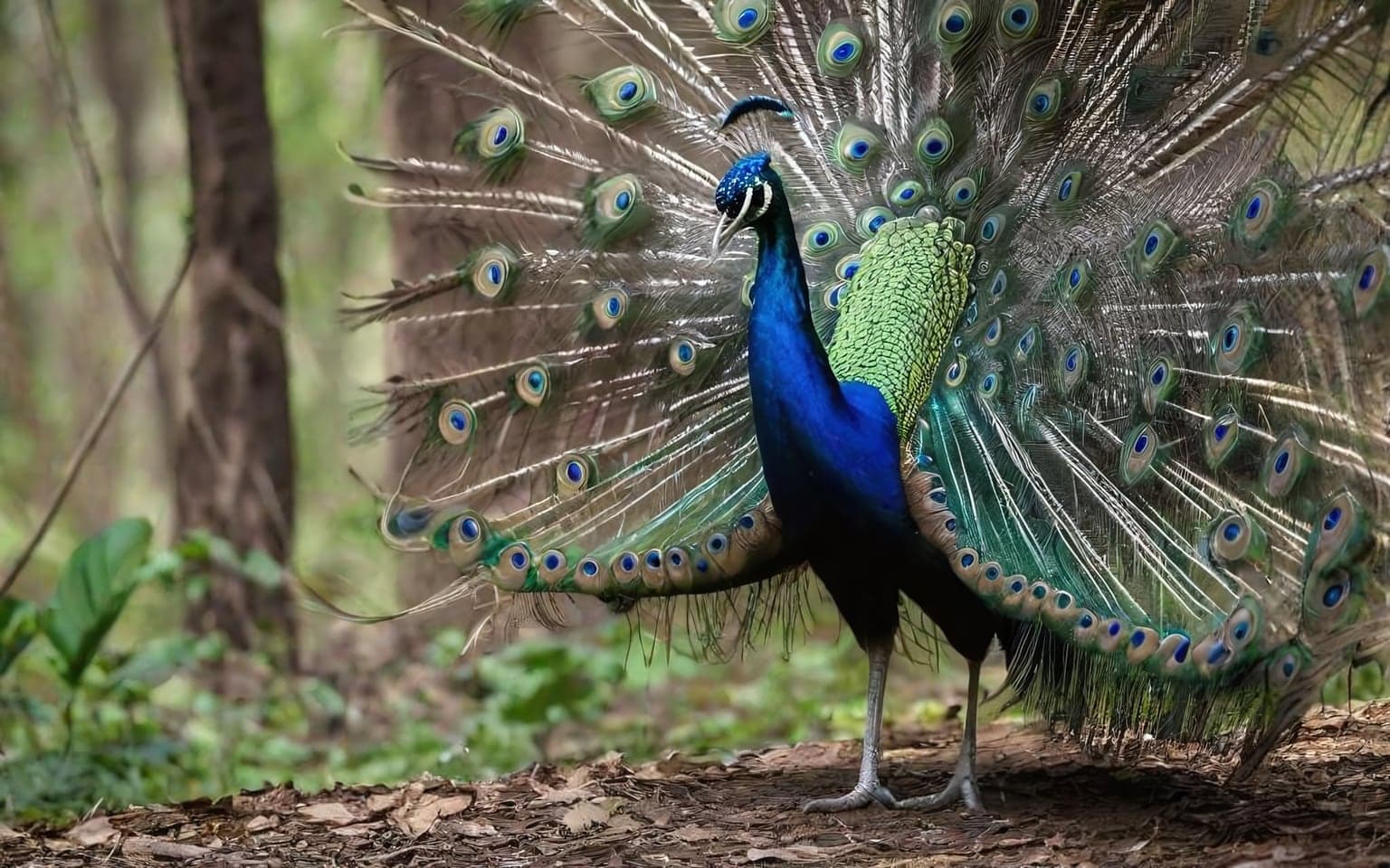Representative AI illustration of Peafowl