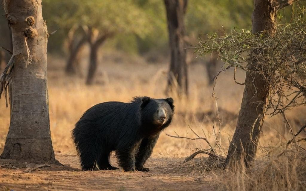 Representative AI illustration of Sloth bear