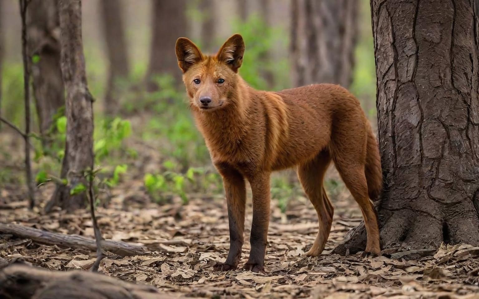 Representative AI illustration of Dhole