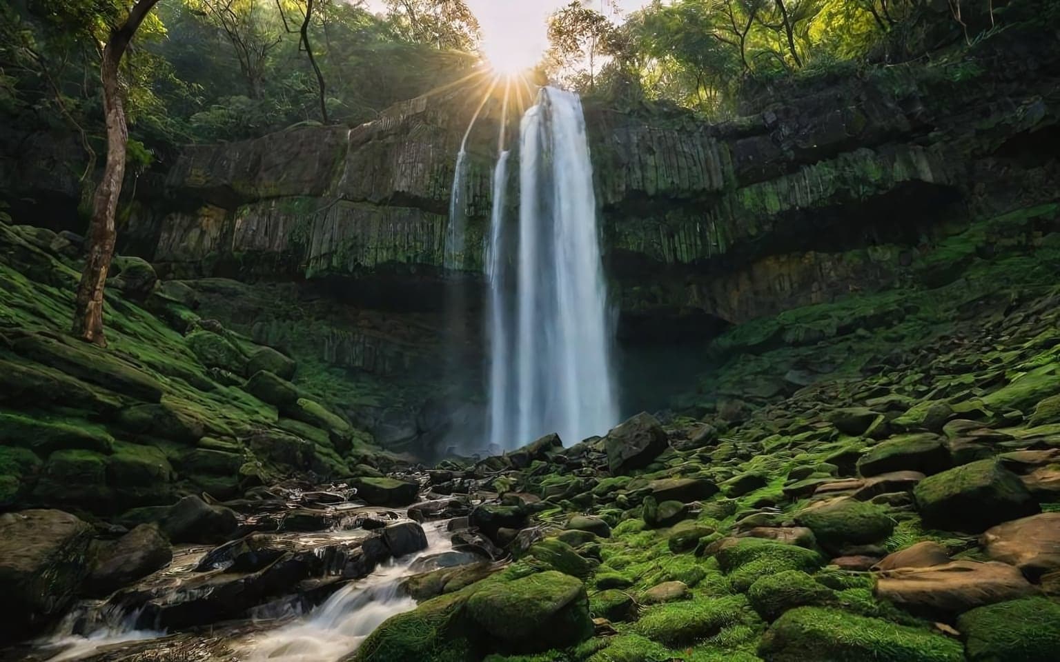 Representative AI illustration of Waterfall