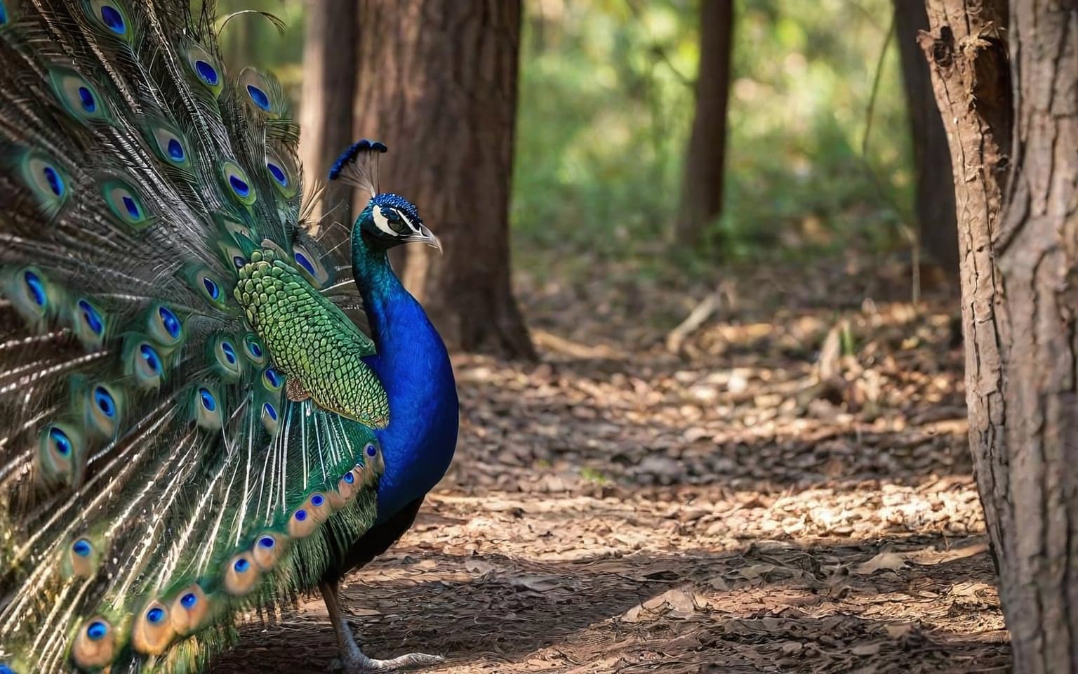 Representative AI illustration of Peafowl