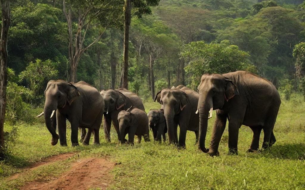 Representative AI illustration of Asian elephant