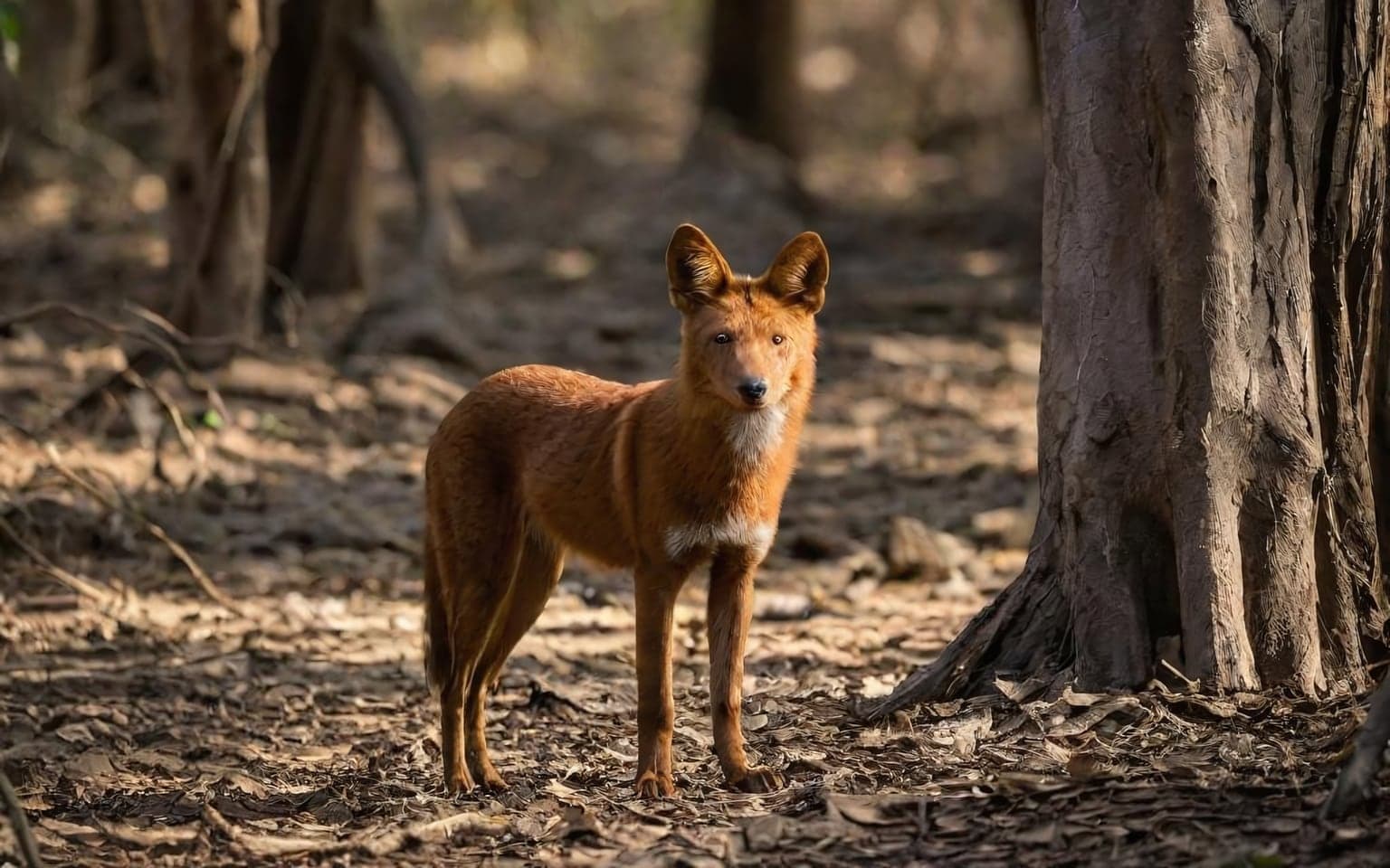 Representative AI illustration of Dhole