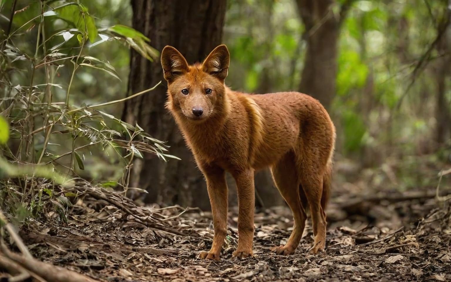 Representative AI illustration of Dhole