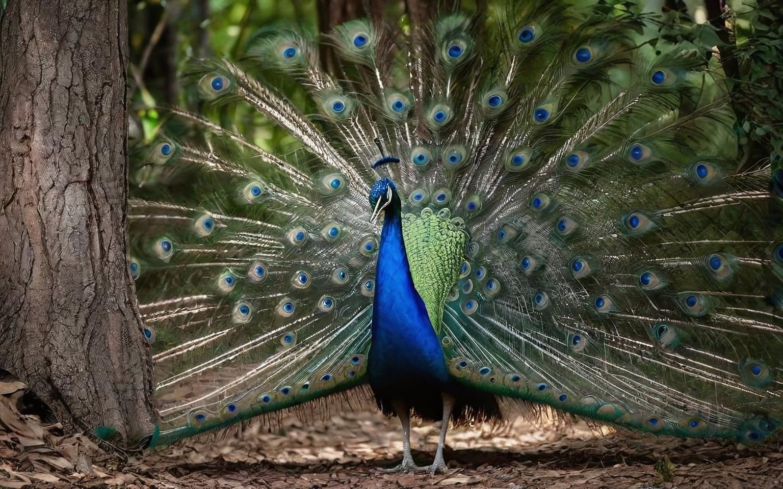 Representative AI illustration of Peafowl