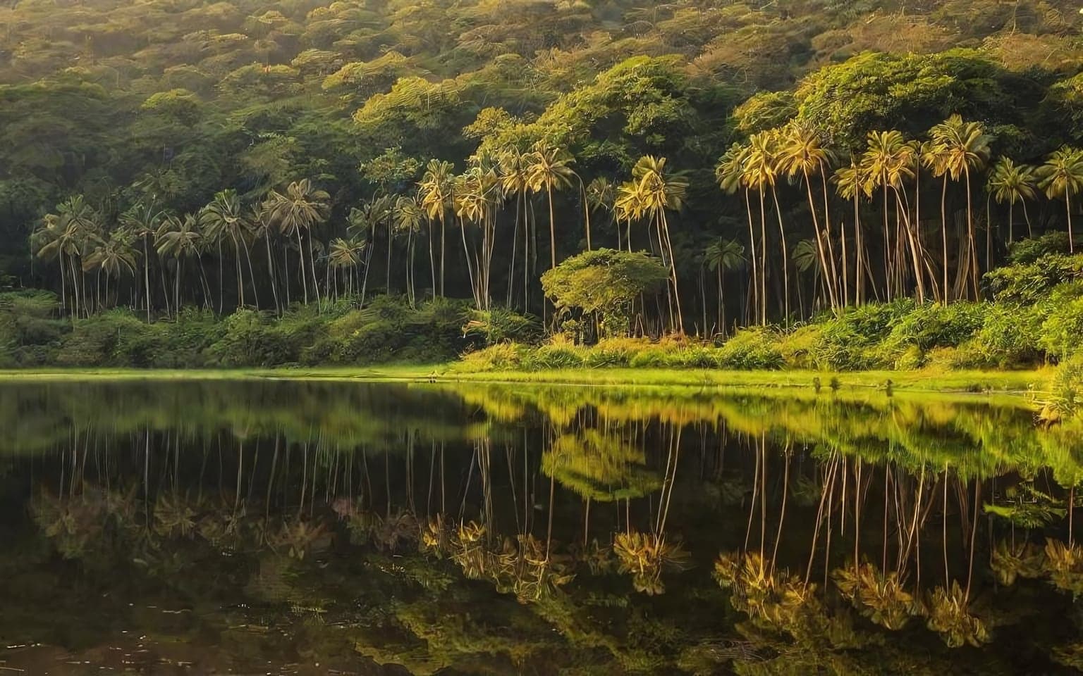 Representative AI illustration of Reserve lake