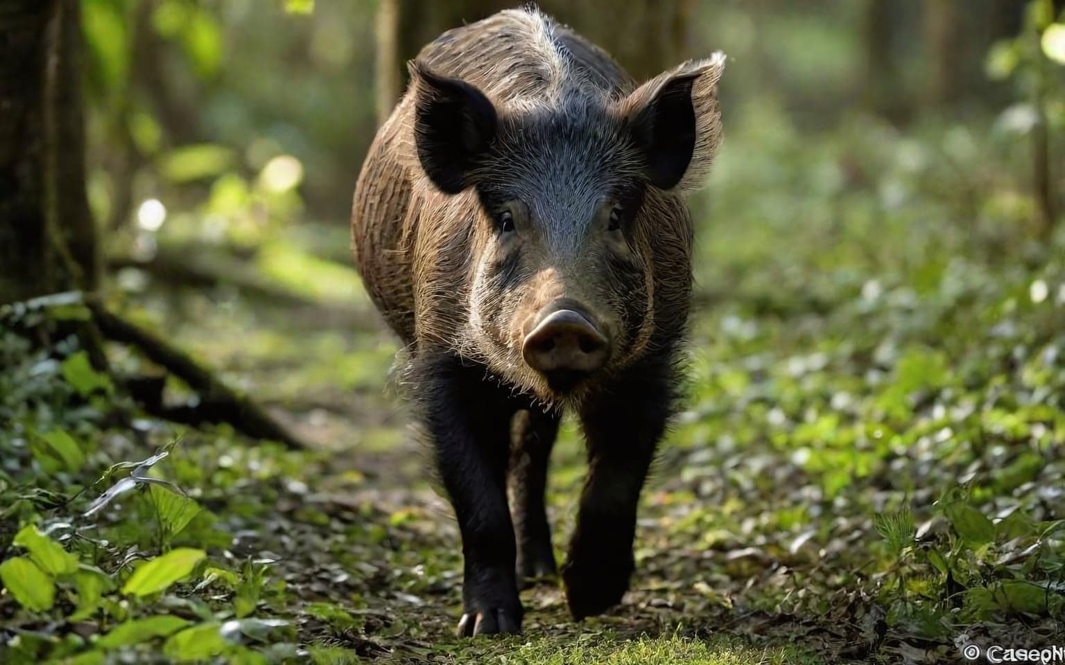 Representative AI illustration of Wild boar