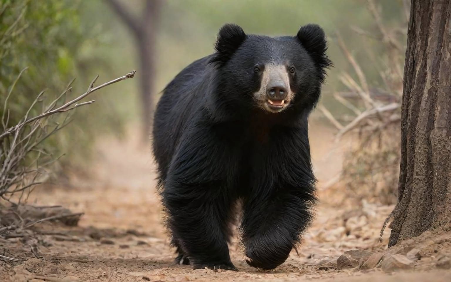 Representative AI illustration of Sloth bear