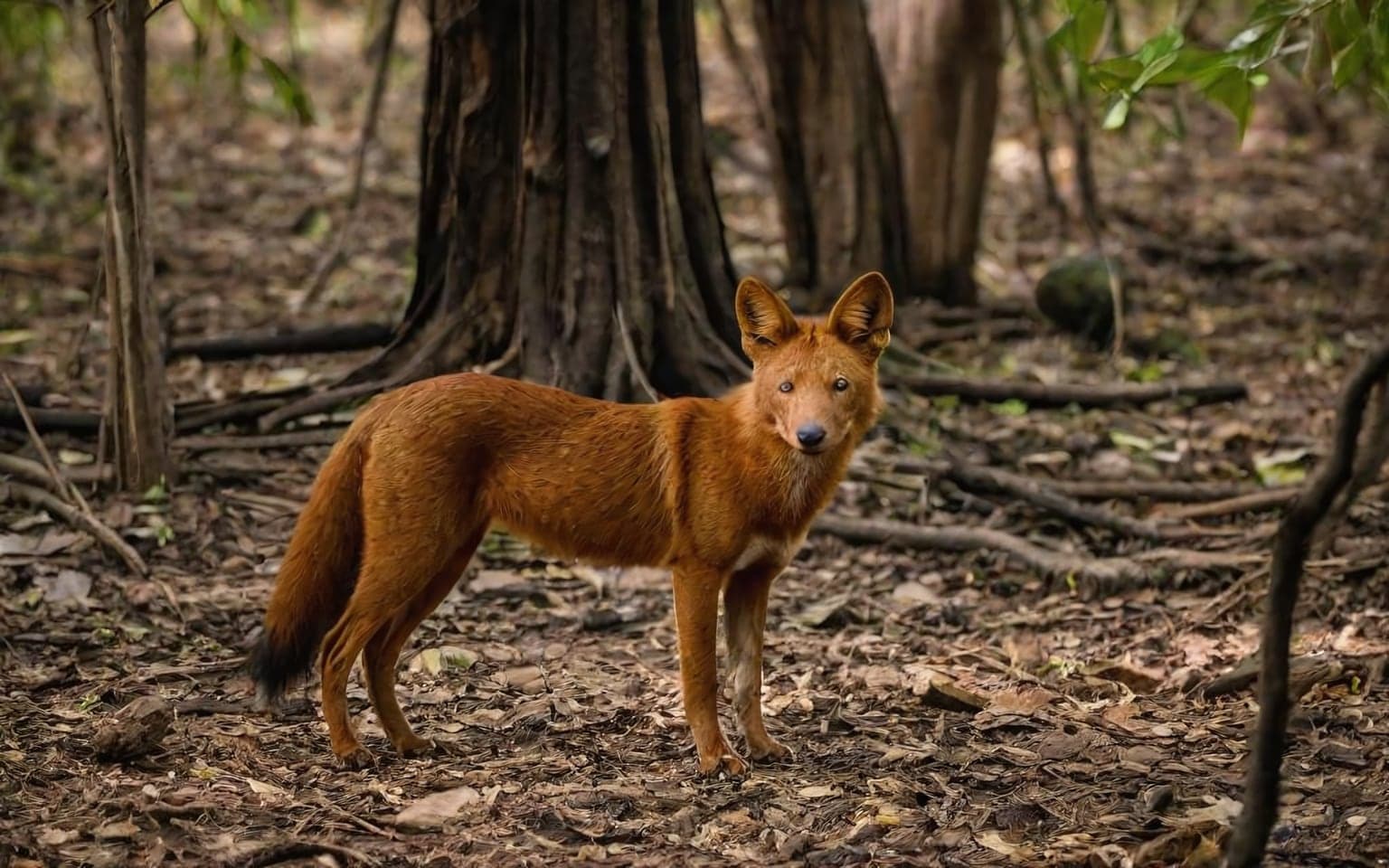 Representative AI illustration of Dhole