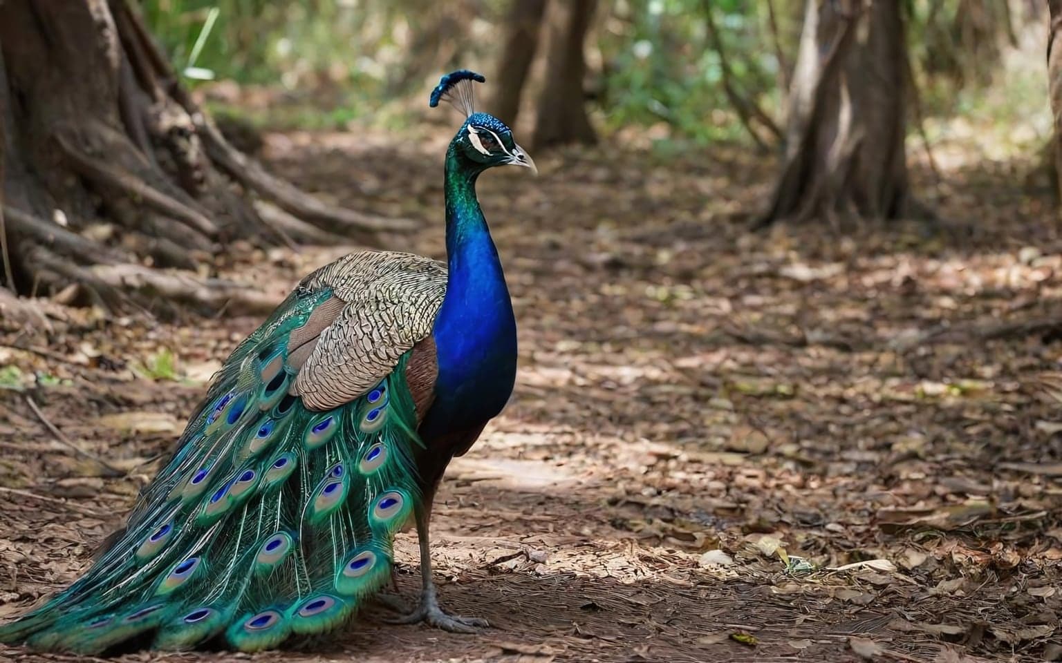 Representative AI illustration of Peafowl