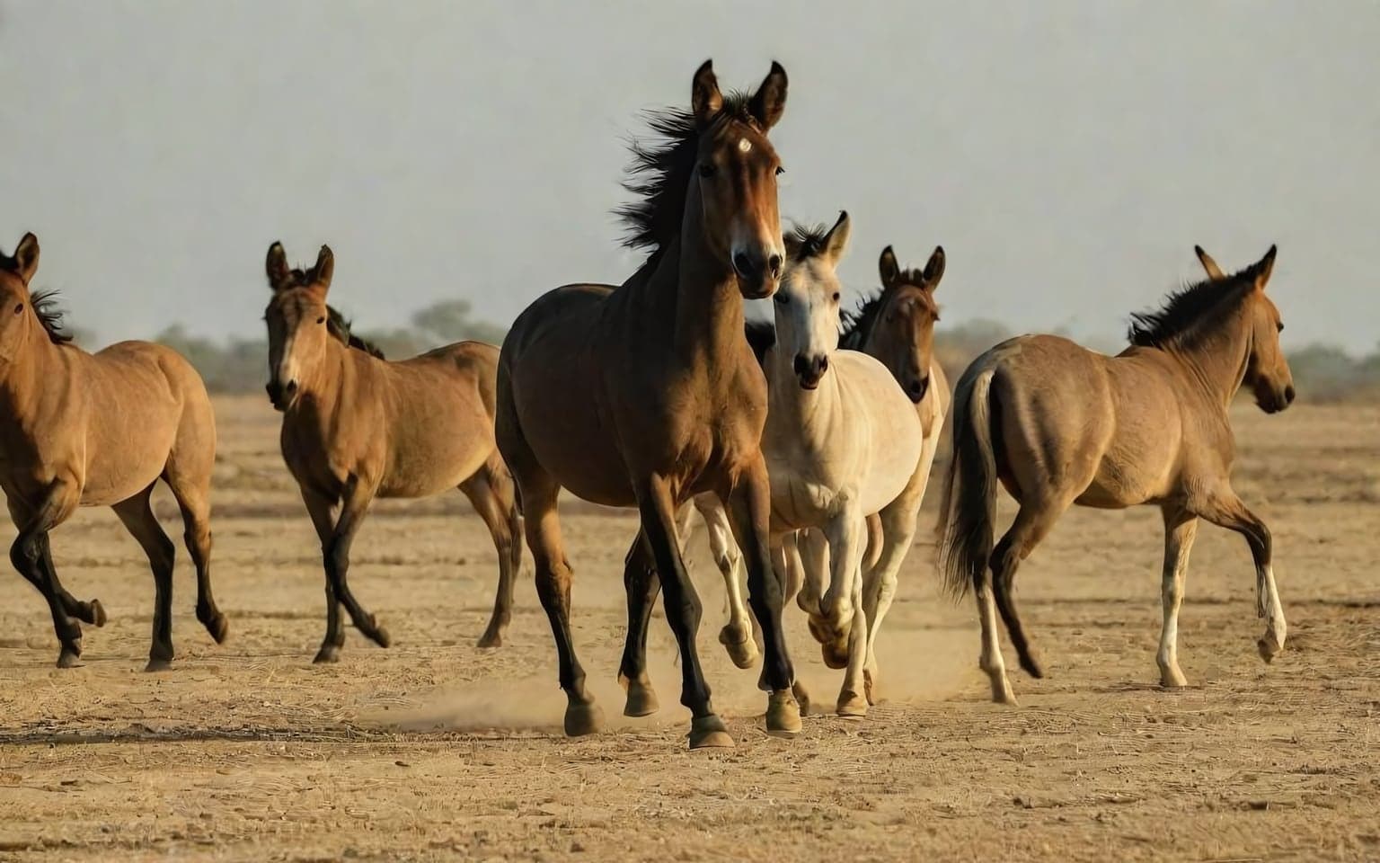 Representative AI illustration of Indian wild ass