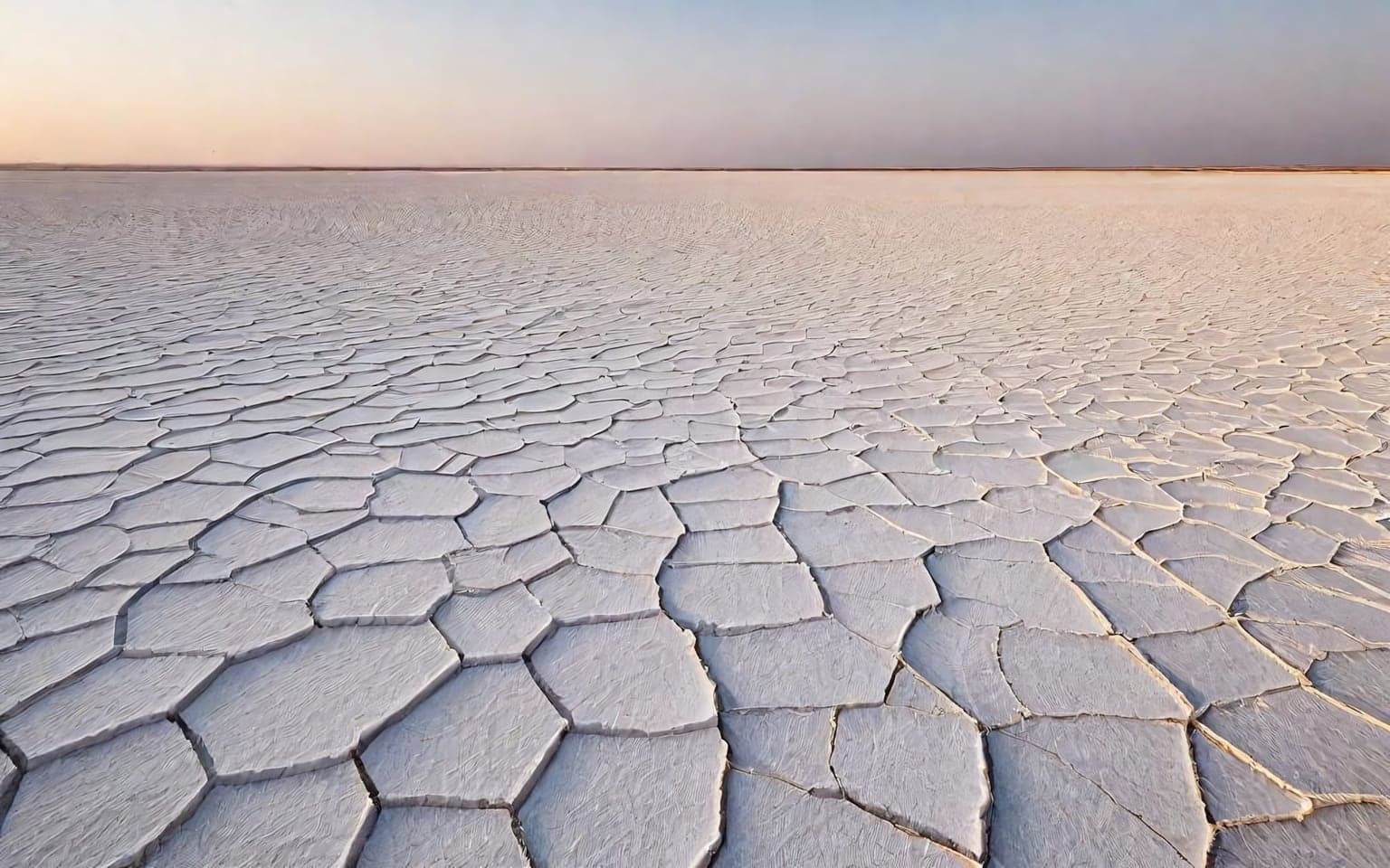 Representative AI illustration of Salt desert