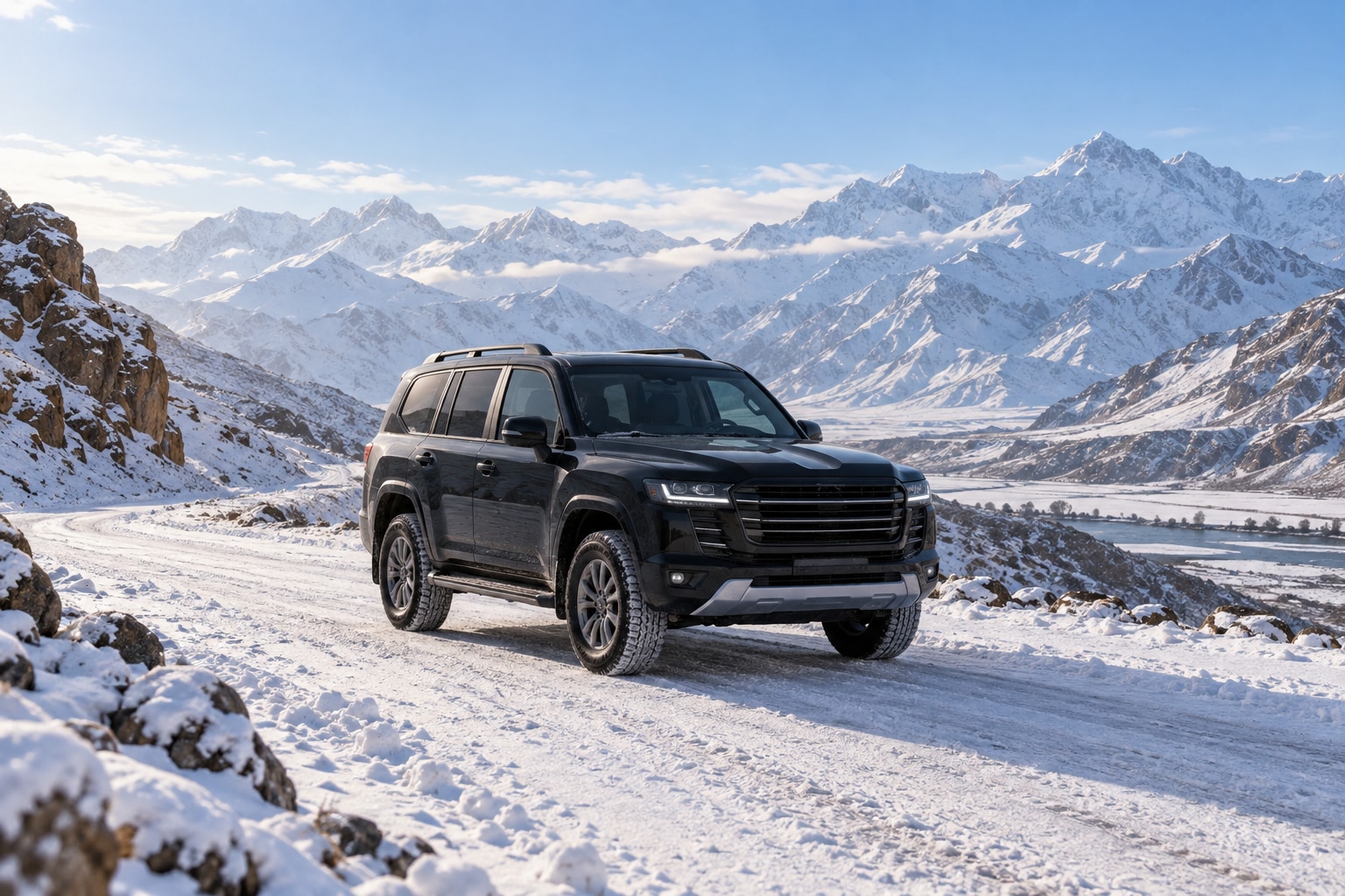 Kyrgyzstan Snow Drive Expedition